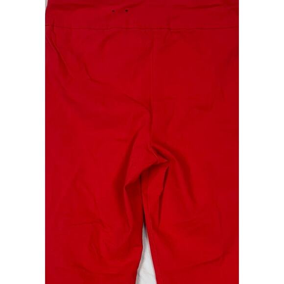 JM Collection Large Red Pants Rayon Nylon Spandex - Picture 5 of 7